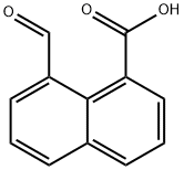 8-ホルミル-1-ナフタレンカルボン酸 化学構造式