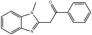 2-(1-METHYL-1H-BENZIMIDAZOL-2-YL)-1-PHENYLETHANONE Struktur