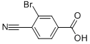 3-Bromo-4-cyanobenzoic acid,581213-69-6,结构式