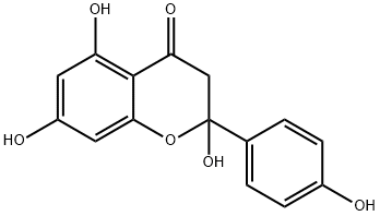 2,3-二氢-2,5,7-三羟基-2-(4-羟基苯基)-4H-1-苯并吡喃-4-酮,58124-18-8,结构式