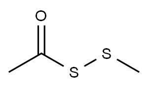 アセチル(メチル)ペルスルフィド 化学構造式