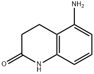 5-アミノ-3,4-ジヒドロキノリン-2(1H)-オン 化学構造式