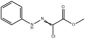 METHYL 2-CHLORO-2-N''-(PHENYL)HYDRAZINO ACETATE Struktur