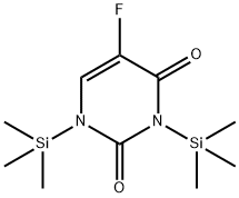 5-氟-2,4-双(三甲硅氧)嘧啶, 58138-78-6, 结构式