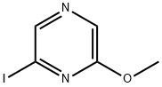 2-ヨード-6-メトキシピラジン 化学構造式