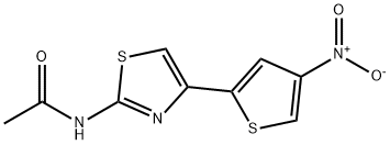 N-[4-(4-Nitro-2-thienyl)-2-thiazolyl]acetamide Structure