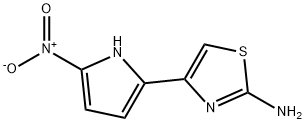 4-(5-Nitro-1H-pyrrol-2-yl)-2-thiazolamine Structure