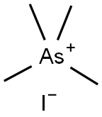 TETRAMETHYLARSONIUM IODIDE, 5814-20-0, 结构式