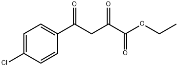 4-(4-クロロフェニル)-2,4-ジオキソブタン酸エチル 化学構造式