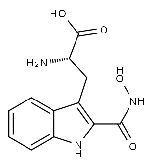 tryptophanhydroxamate Struktur