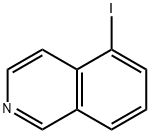 5-ヨードイソキノリン 化学構造式
