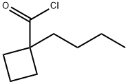 Cyclobutanecarbonyl chloride, 1-butyl- (9CI),58148-17-7,结构式