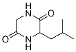 cyclo(leucylglycine) Structure