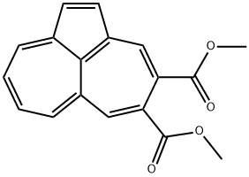 Cyclopenta[ef]heptalene-4,5-dicarboxylic acid dimethyl ester Structure