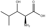 beta-hydroxyleucine 化学構造式