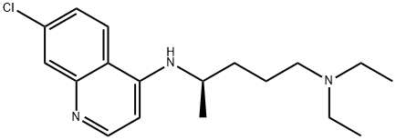 (R)-Chloroquine Structure