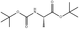 BOC-L-丙氨酸叔丁酯, 58177-77-8, 结构式