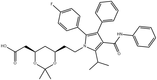 阿托伐他汀钙杂质21,581772-29-4,结构式