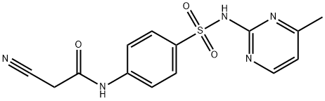 2-cyano-N-(4-{[(4-methylpyrimidin-2-yl)amino]sulfonyl}phenyl)acetamide Structure