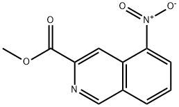 5-硝基异喹啉-3-甲酸甲酯,581812-72-8,结构式