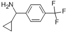 1-CYCLOPROPYL-1-(4-TRIFLUOROMETHYLPHENYL)METHYLAMINE Struktur