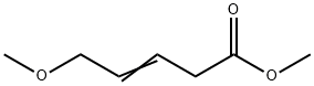 3-Pentenoic acid, 5-methoxy-, methyl ester Structure