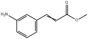 3-(3-アミノフェニル)アクリル酸エチル 化学構造式