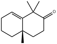 (S)-1,1,4A-TRIMETHYL-3,4,4A,5,6,7-HEXAHYDRONAPHTHALEN-2(1H)-ONE Struktur