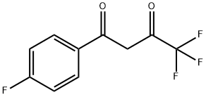 4,4,4-TRIFLUORO-1-(4-FLUOROPHENYL)BUTANE-1,3-DIONE Struktur