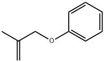 (2-メチル-2-プロペニルオキシ)ベンゼン 化学構造式