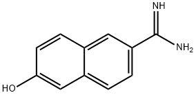 6-amidino-2-naphthol Struktur