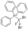 (BROMODIFLUOROMETHYL)TRIPHENYLPHOSPHONIUM BROMIDE Struktur