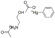 Phenylmercuric monoethanolammonium acetate 结构式