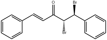 (E)-4,5-DIBROMO-1,5-DIPHENYL-PENT-1-EN-3-ONE Struktur