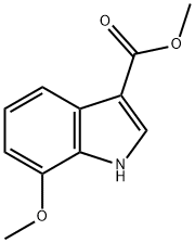 7-METHOXYINDOLE-3-CARBOXYLIC ACID METHYL ESTER,582319-20-8,结构式