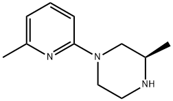 Piperazine, 3-methyl-1-(6-methyl-2-pyridinyl)-, (3R)- (9CI),582325-37-9,结构式