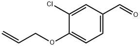 4-(アリルオキシ)-3-クロロベンズアルデヒド 化学構造式