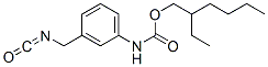 2-ethylhexyl (3-isocyanatomethylphenyl)-carbamate Structure