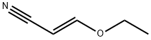 (E)-3-エトキシプロペンニトリル 化学構造式