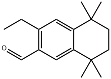 3-ethyl-5,6,7,8-tetrahydro-5,5,8,8-tetramethylnaphthalene-2-carbaldehyde  Struktur