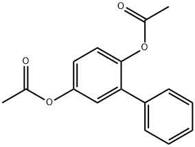 フェニルヒドロキノン二酢酸塩 化学構造式