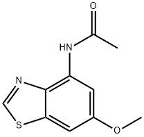 Acetamide, N-(6-methoxy-4-benzothiazolyl)- (9CI) Struktur
