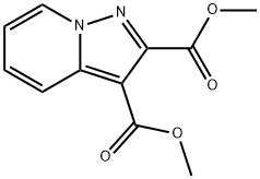 ピラゾロ[1,5-A]ピリジン-2,3-ジカルボン酸ジメチル 化学構造式