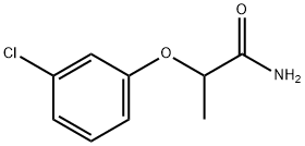 2-(3-氯苯氧基)丙酰胺 结构式