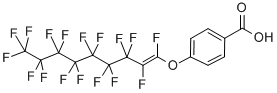 ペルフルオロアルキルカルボン酸 化学構造式