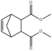 ビシクロ[2.2.1]ヘプタ-5-エン-2,3-ジカルボン酸ジメチル 化学構造式