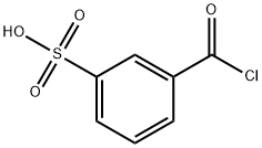 m-(chlorocarbonyl)benzenesulphonic acid Structure