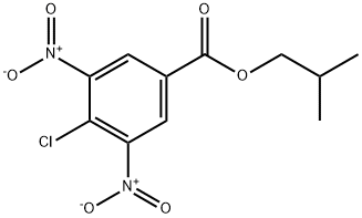 4-氯-3,5-二硝基苯甲酸异丁酯,58263-53-9,结构式
