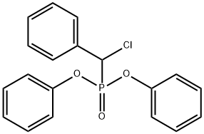 α-クロロベンジルホスホン酸ジフェニル 化学構造式