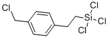 ((CHLOROMETHYL)PHENYLETHYL)TRICHLOROSILANE Struktur